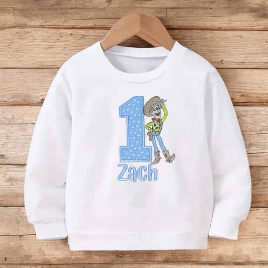 Woody Toy Story Birthday Personalised Sweatshirt