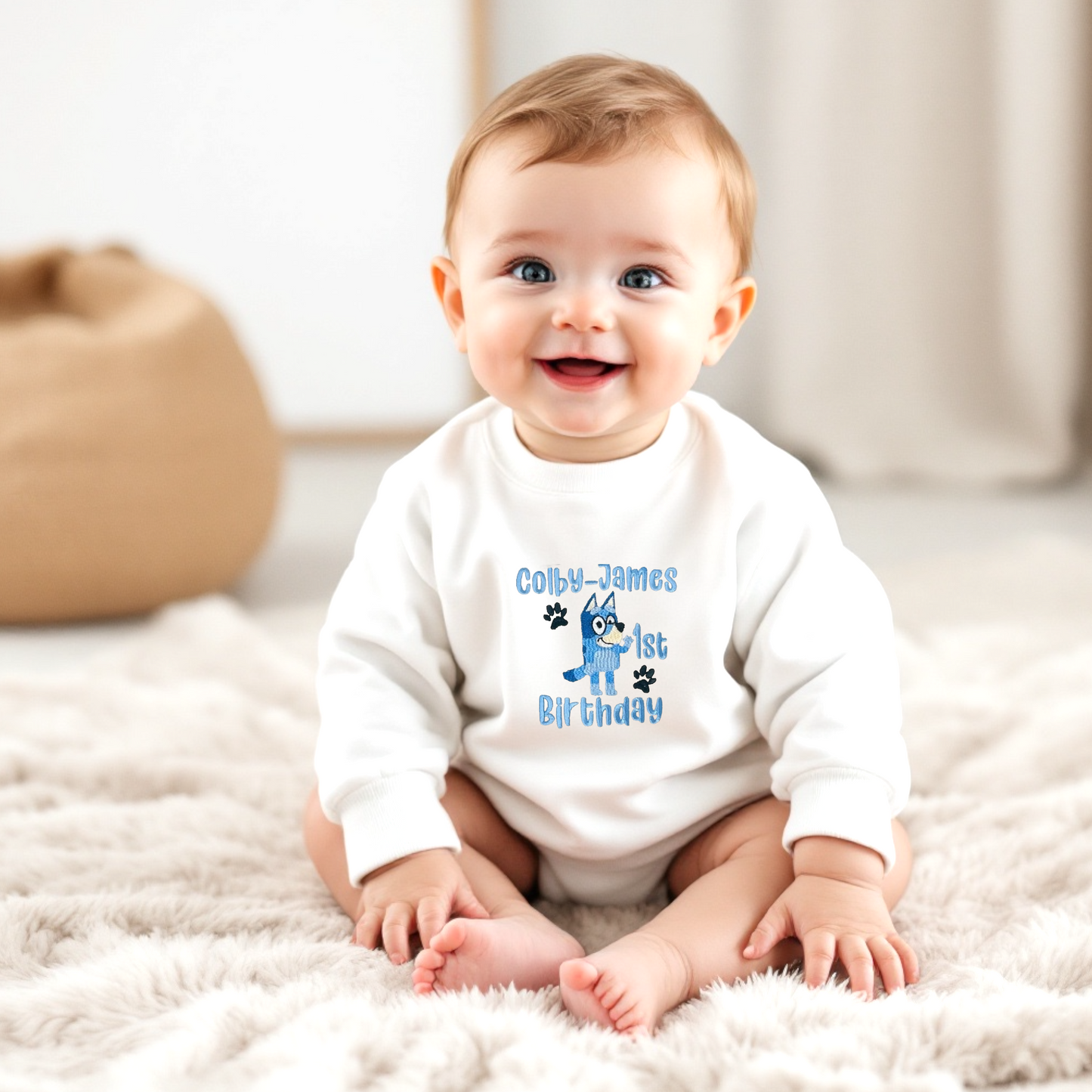 Bluey Design Personalised Toddler Birthday Sweatshirt