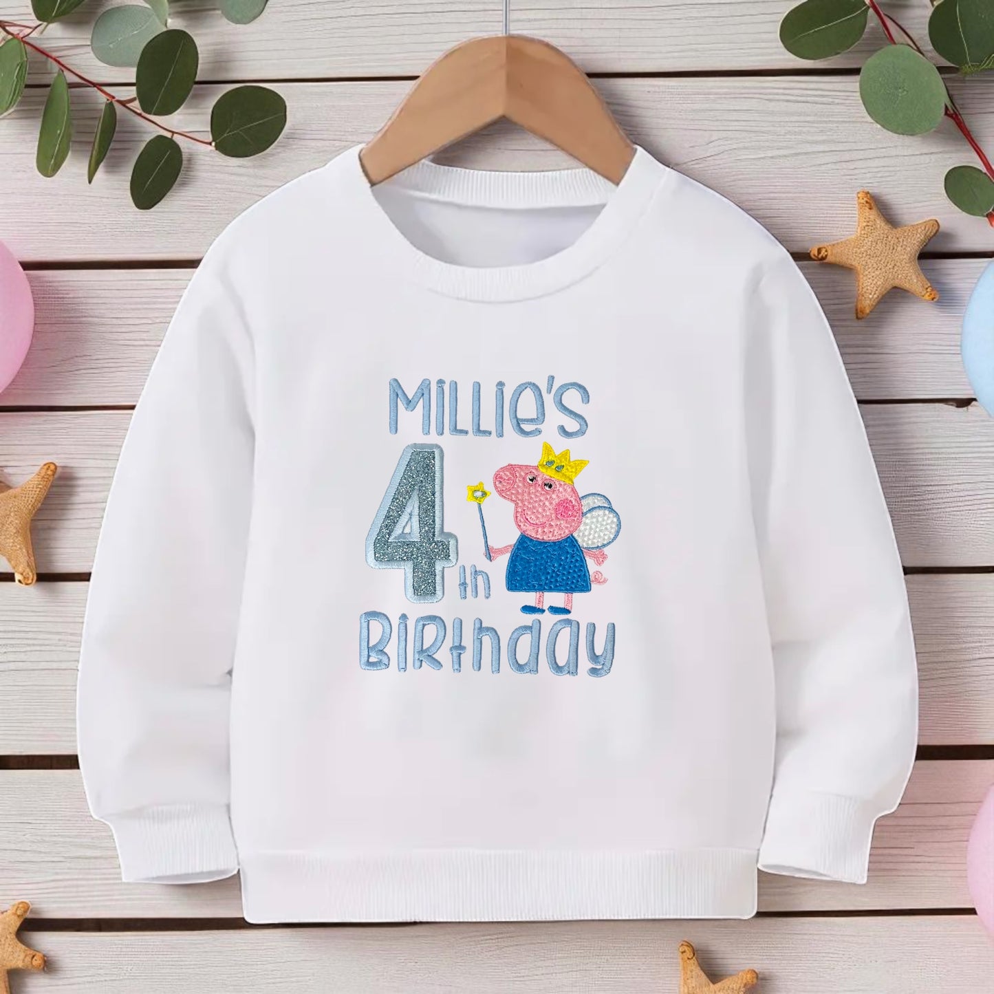 Peppa Pig Baby Toddler Personalised Birthday T-shirt