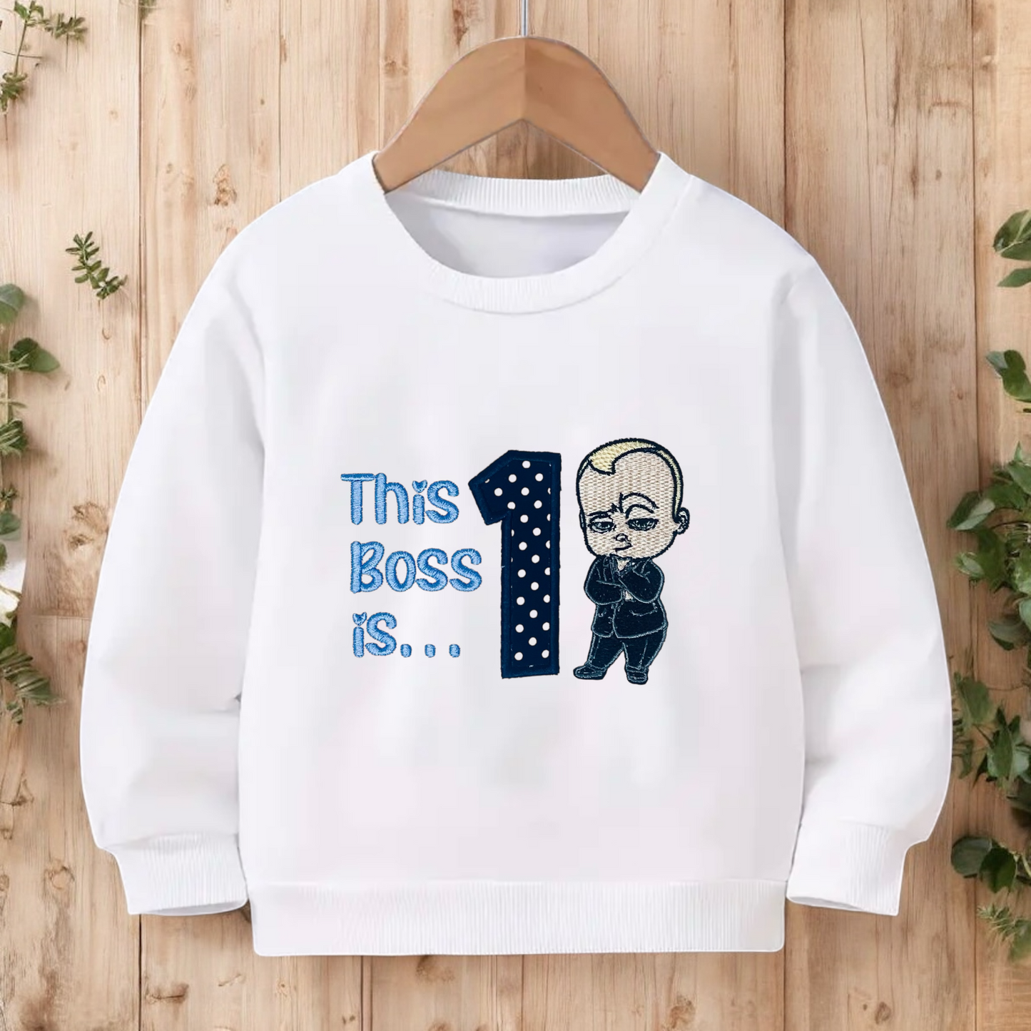 Boss Baby Personalised Toddler Birthday Sweatshirt