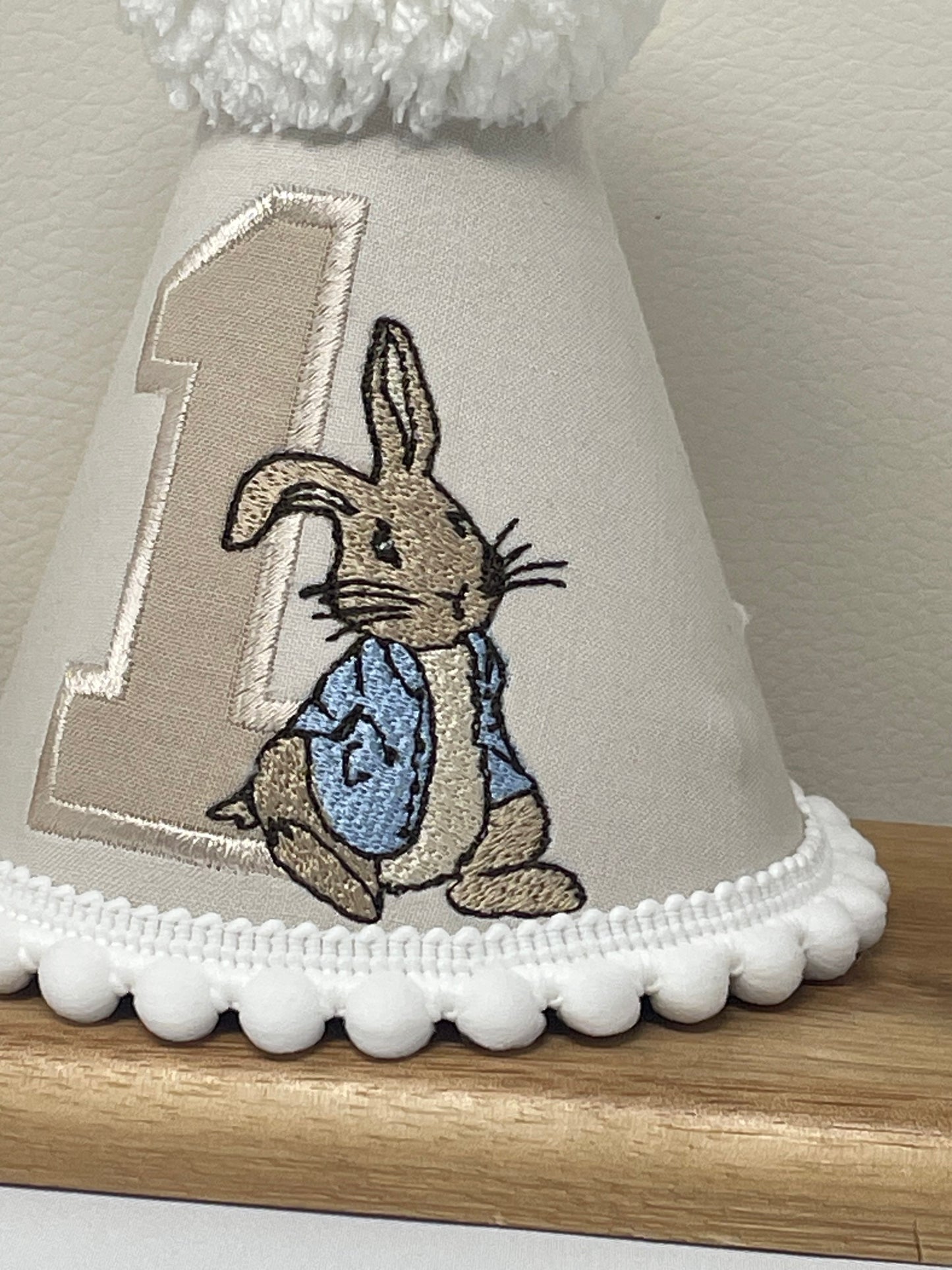 Classic Peter Rabbit Birthday Cake-Smash Party Hat