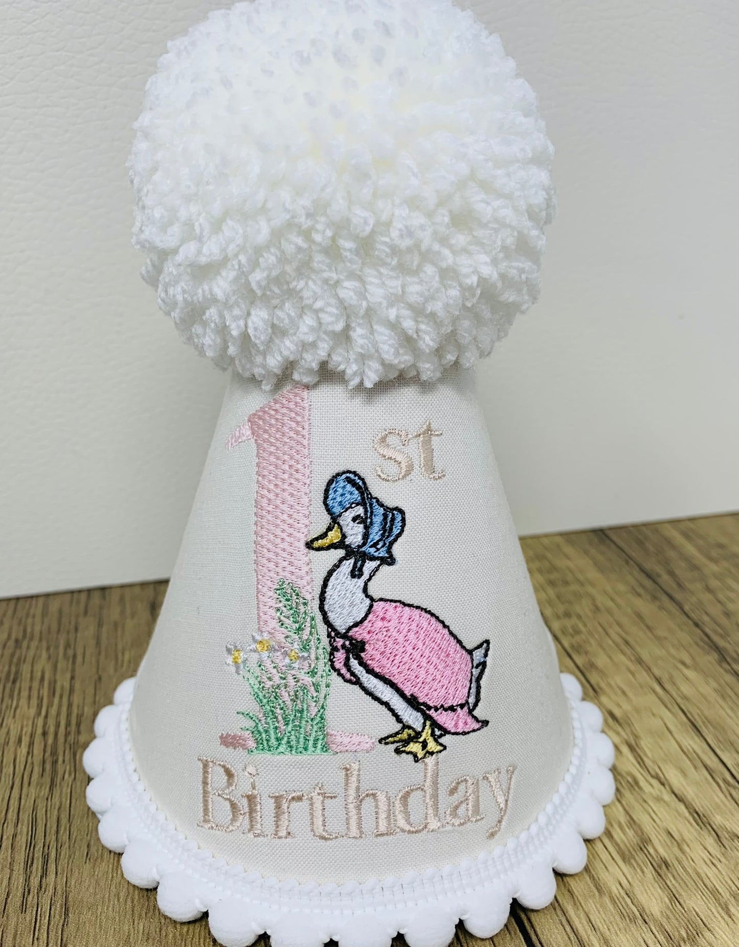 Jemima Puddleduck Birthday Cake-Smash Party Hat