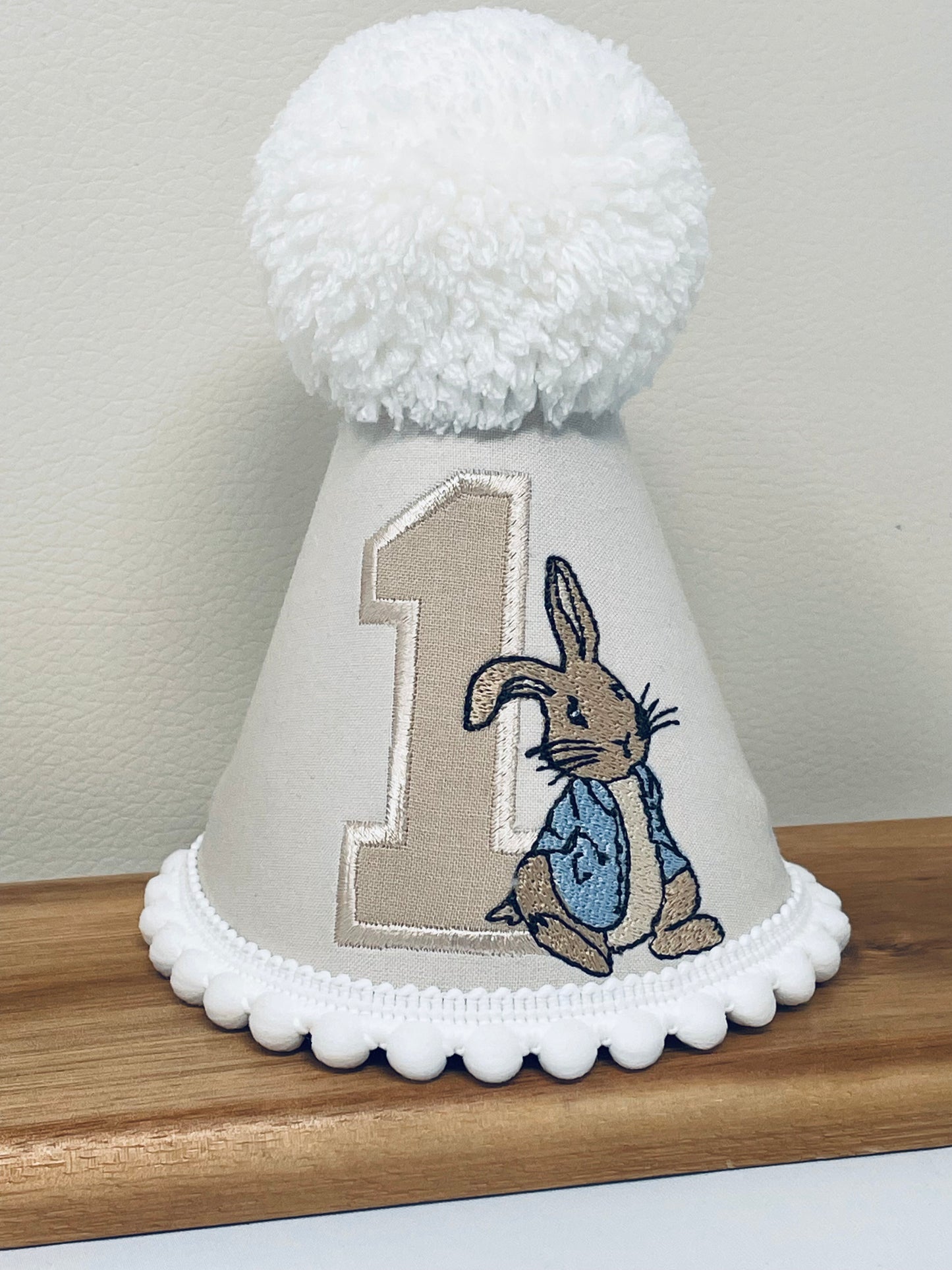 Classic Peter Rabbit Birthday Cake-Smash Party Hat