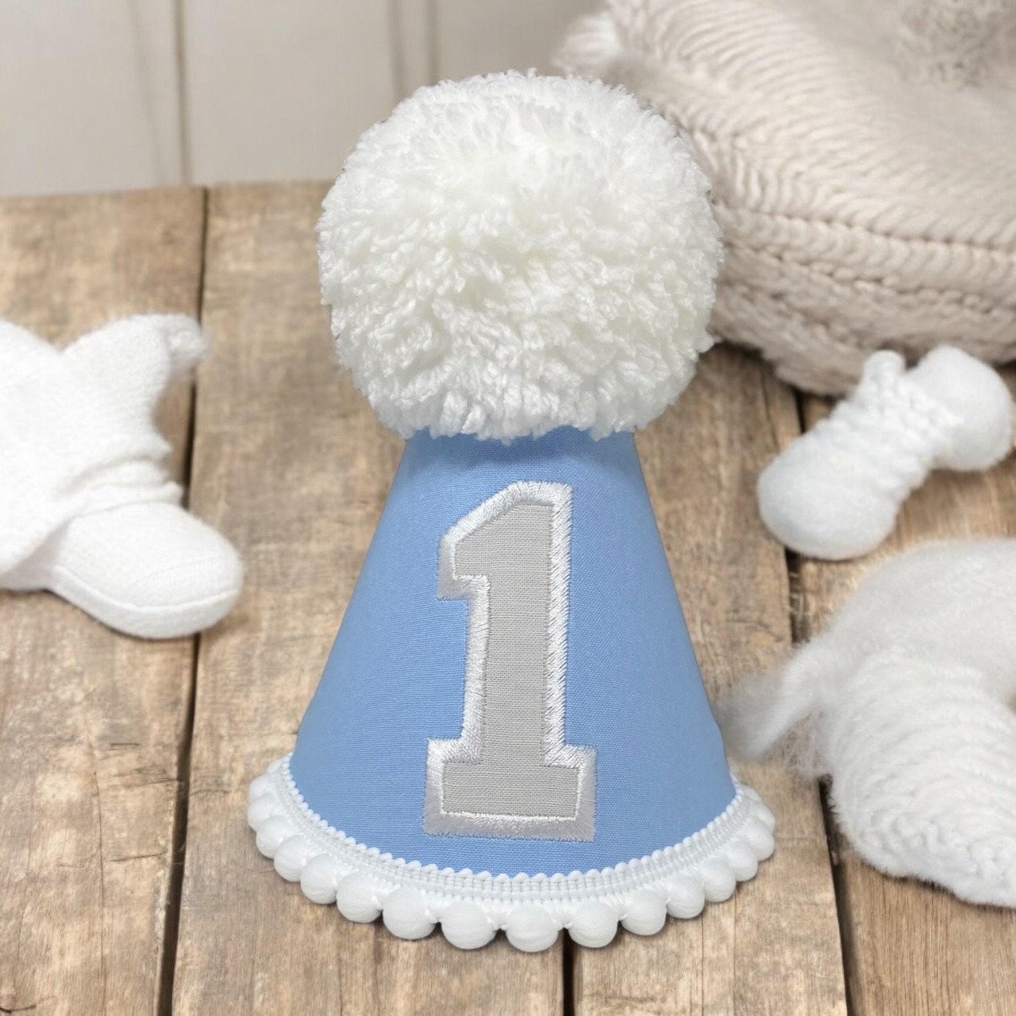 Personalised Birthday Outfit – Baby Blue Bloomers & Embroidered Bodysuit Set