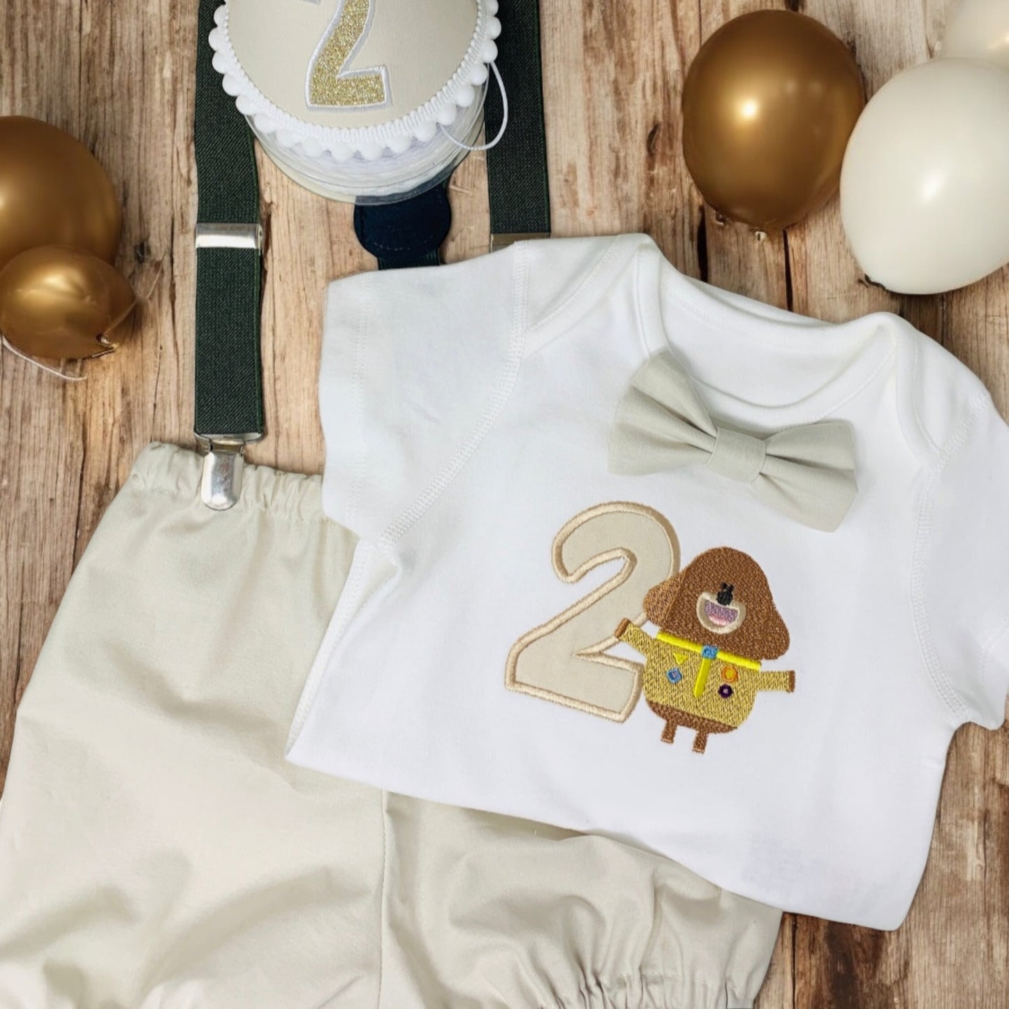 Hey Duggee Birthday Cake Smash Party Outfit