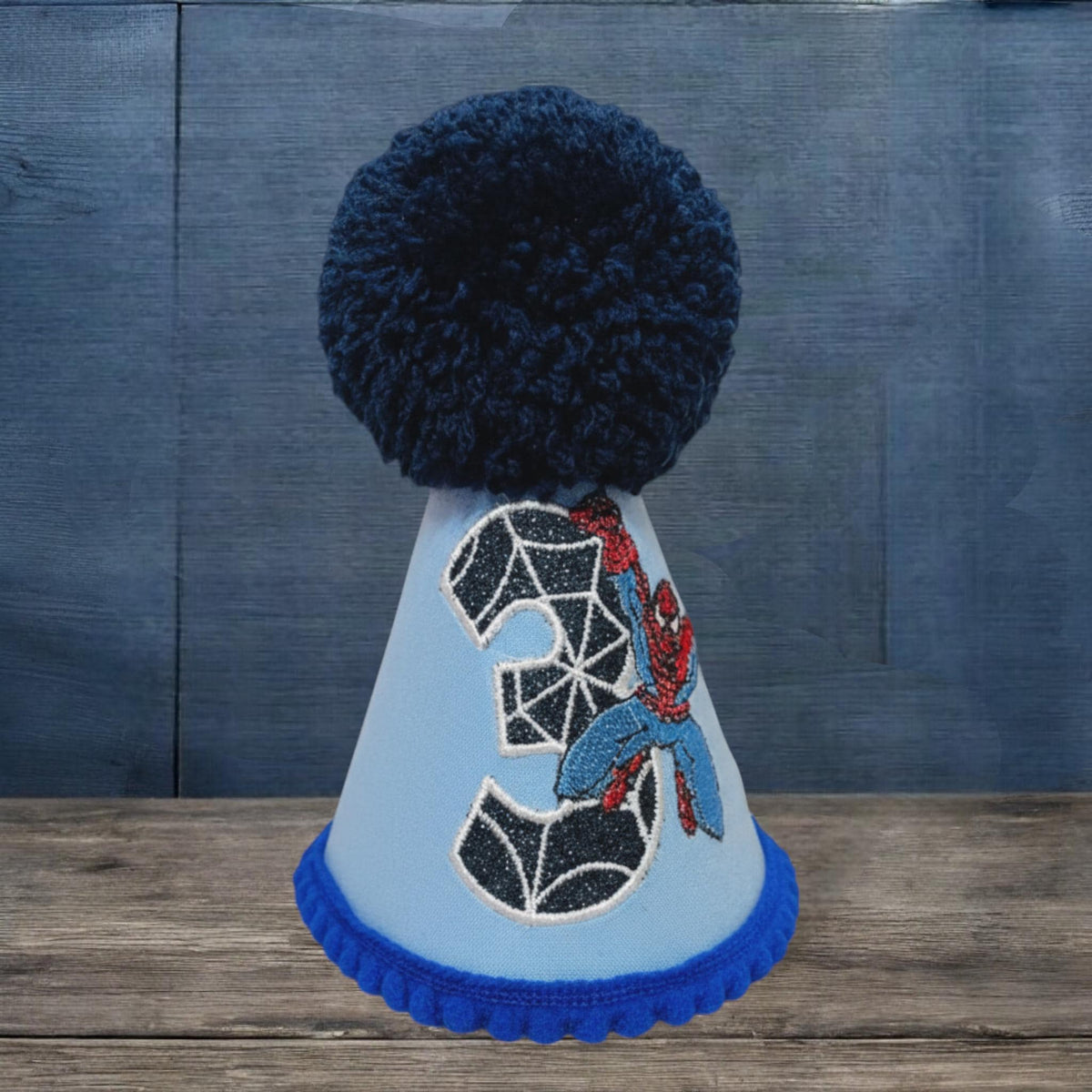 Superhero Birthday Cake-Smash Party Hat