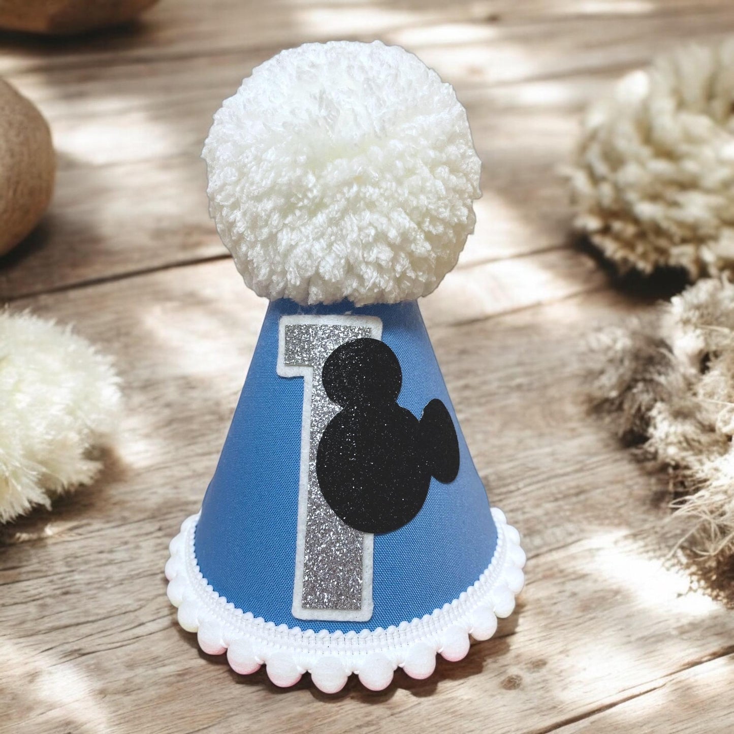 Cartoon Mouse Birthday Outfit – Personalised Embroidered Baby Cake Smash Set