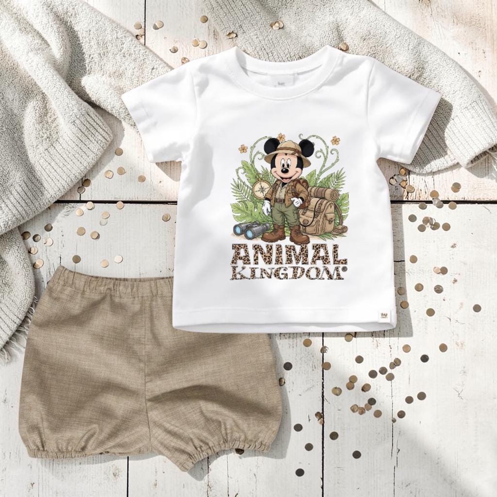 Animal Kingdom Outfit | Safari Adventure Clothes | Theme Park Holiday Set