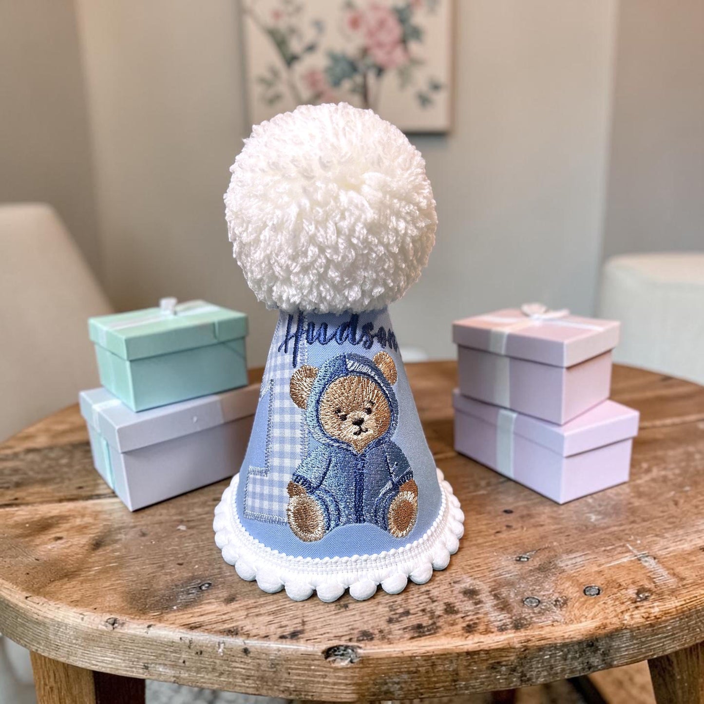 Personalised Teddy Bear Keepsake Outfit | 1st Birthday Set | Cake Smash Clothes