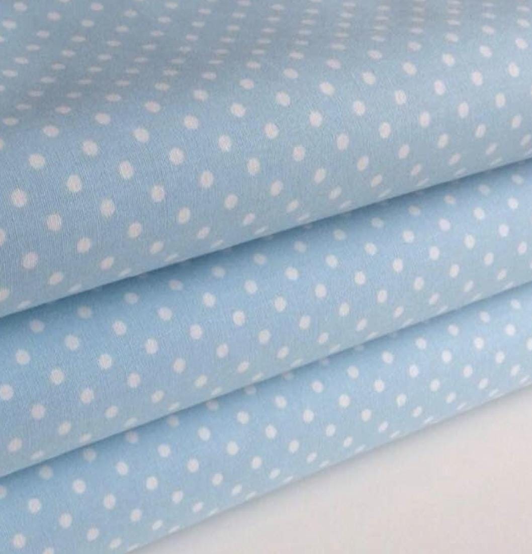 Baby Boy Polka Dot Cake Smash Outfit – Blue Bloomers & Bow Tie
