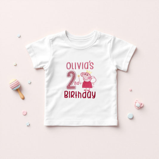Personalised Toddler T-Shirt Sweatshirt Birthday Outfit