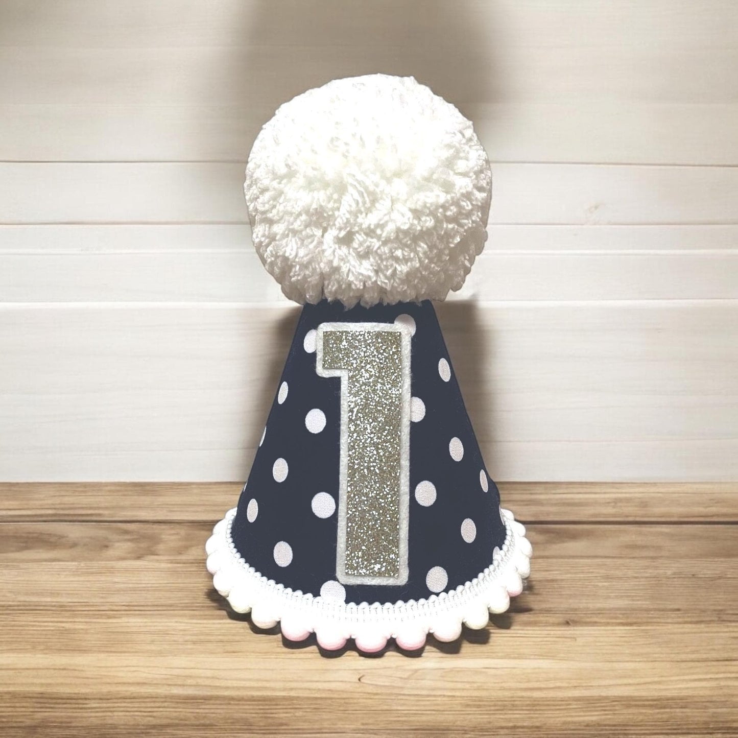 Personalised Navy Polka Dot Sailor Bear Birthday Outfit