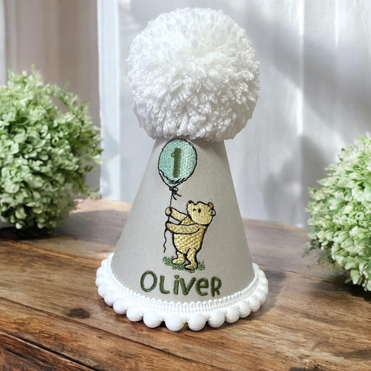 Personalised Classic Winnie-the-Pooh Neutral Birthday Keepsake