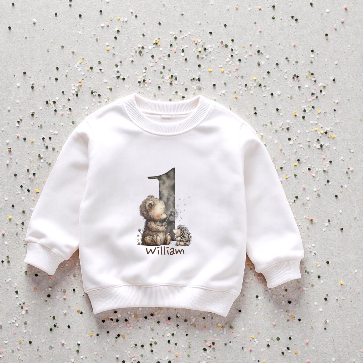 Personalised Woodland First Birthday Outfit | Baby Boy Birthday Set