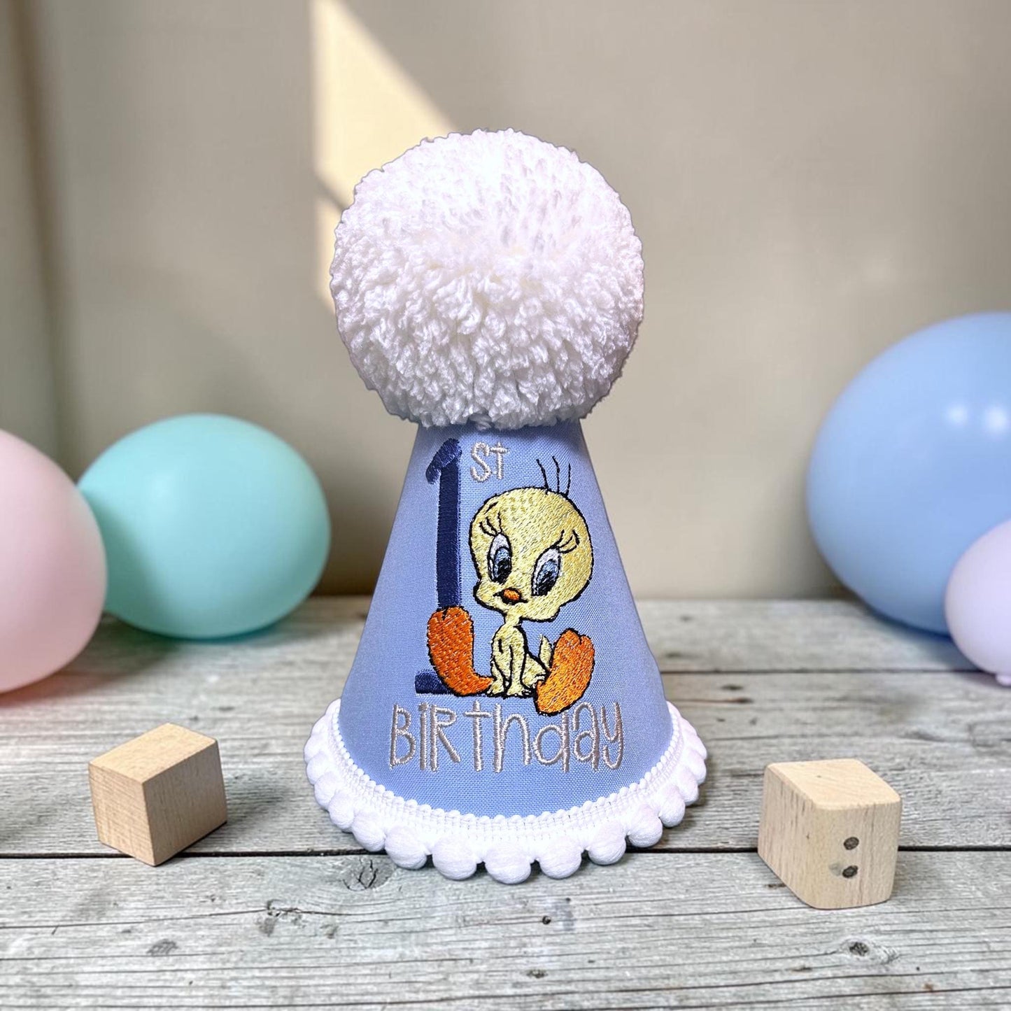 Cartoon Birthday Outfit | First Cake Smash Set | Personalised Baby Keepsake
