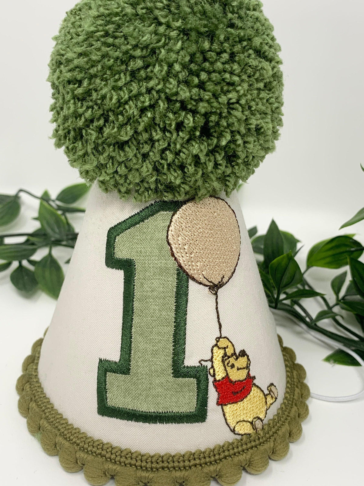 Personalised/Personalized Bear Cake Smash Outfit – Neutral Baby Bloomers Set