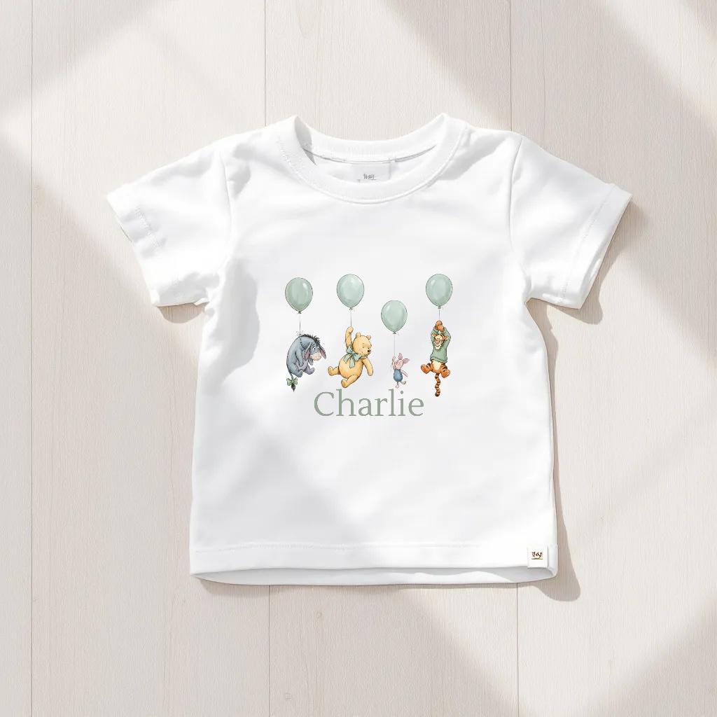 Personalised Honey Bear and Friends Birthday Top or Sweatshirt