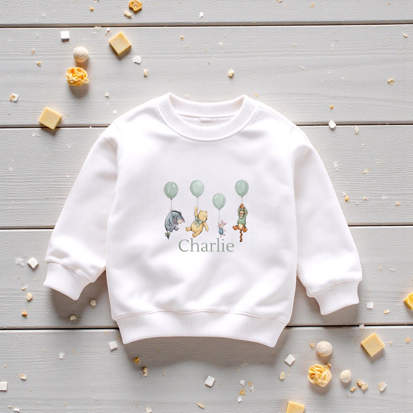 Personalised Honey Bear and Friends Birthday Top or Sweatshirt