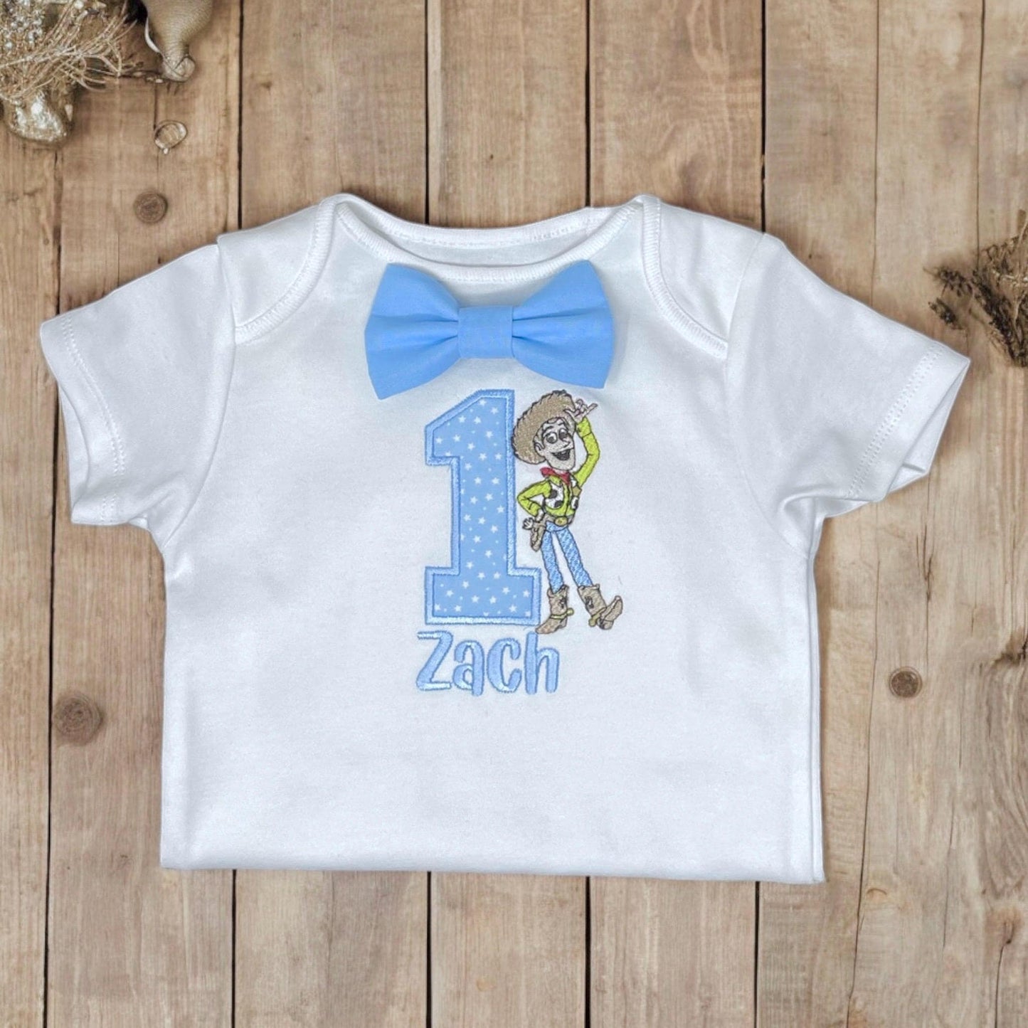 Personalised First Birthday Outfit Boy Handmade Embroidered Cake Smash Romper Party Set