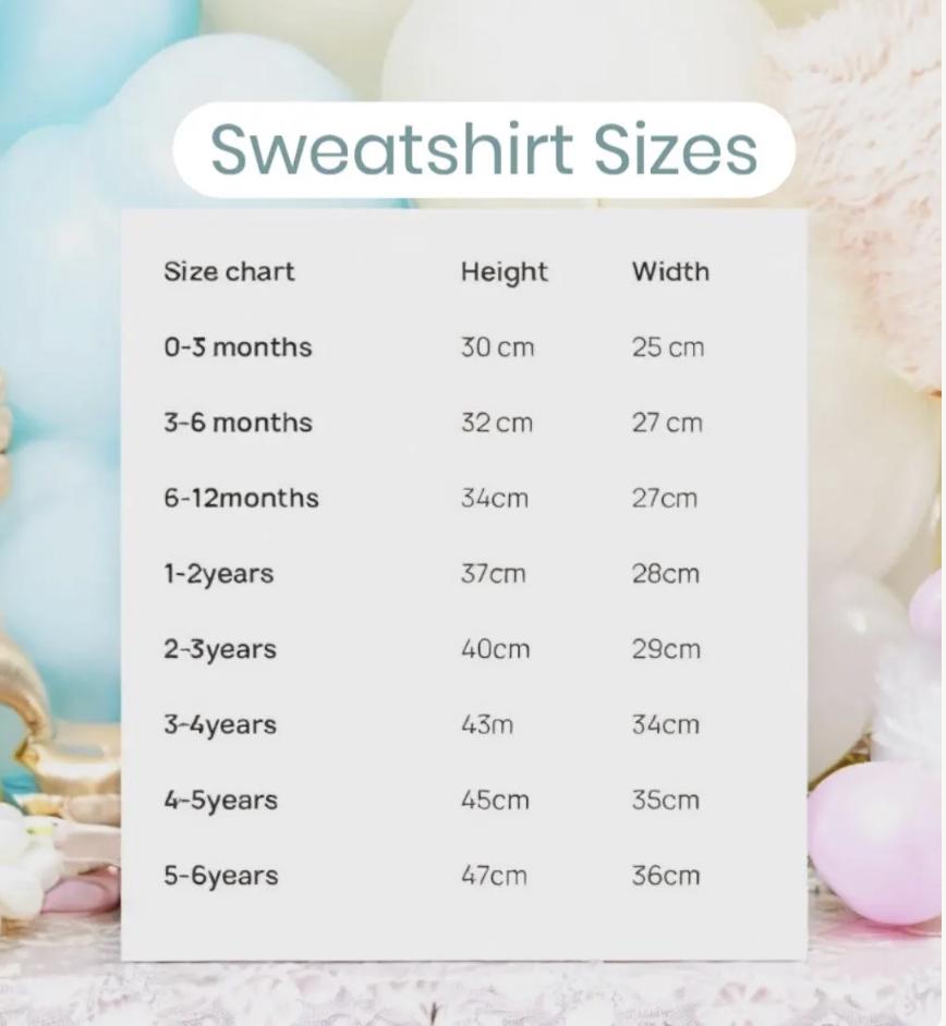 Personalised Girls Birthday Sweatshirt | Children's Favourite Character Embroidered Jumper