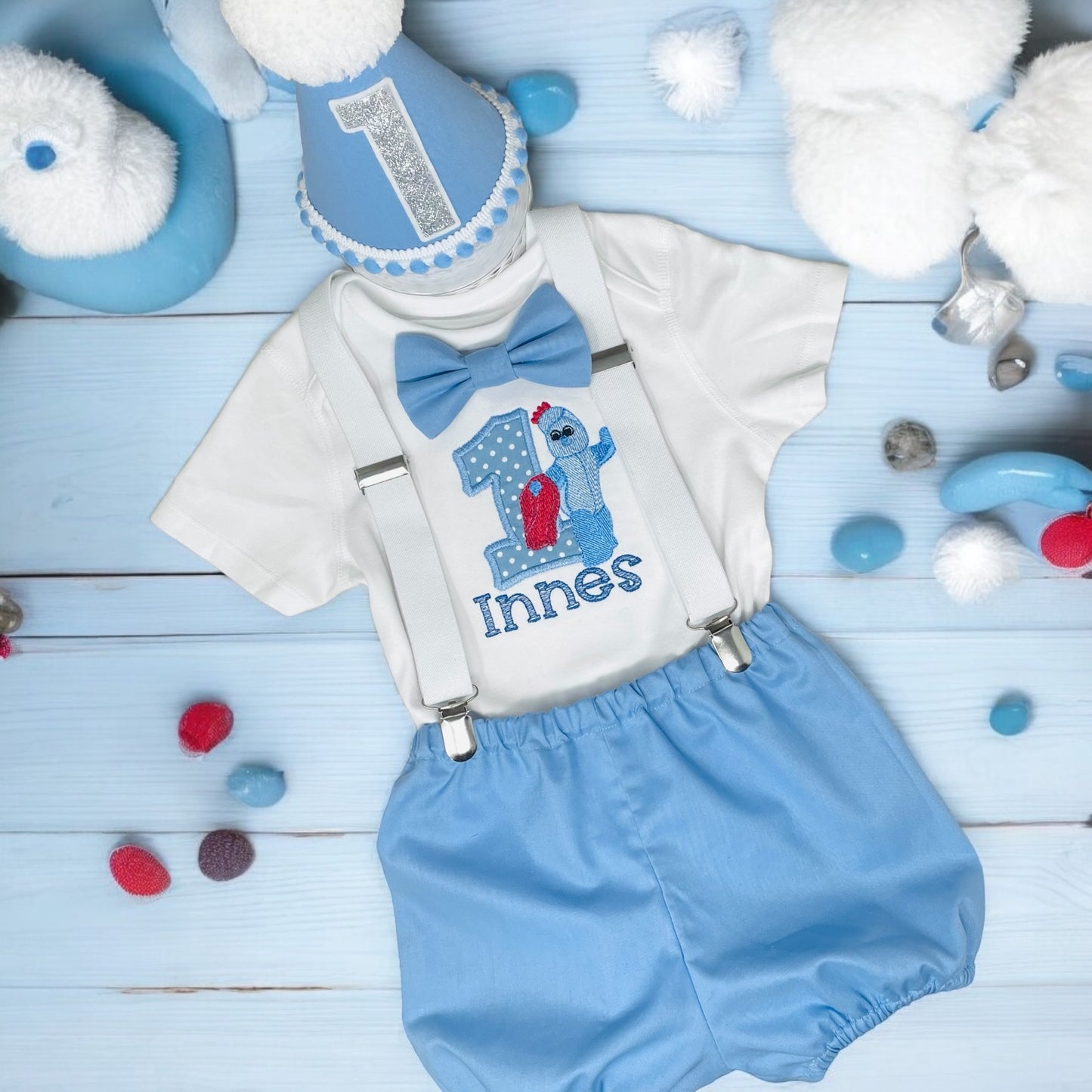Iggle Piggle In the Night Garden Birthday Cake Smash Party Outfit