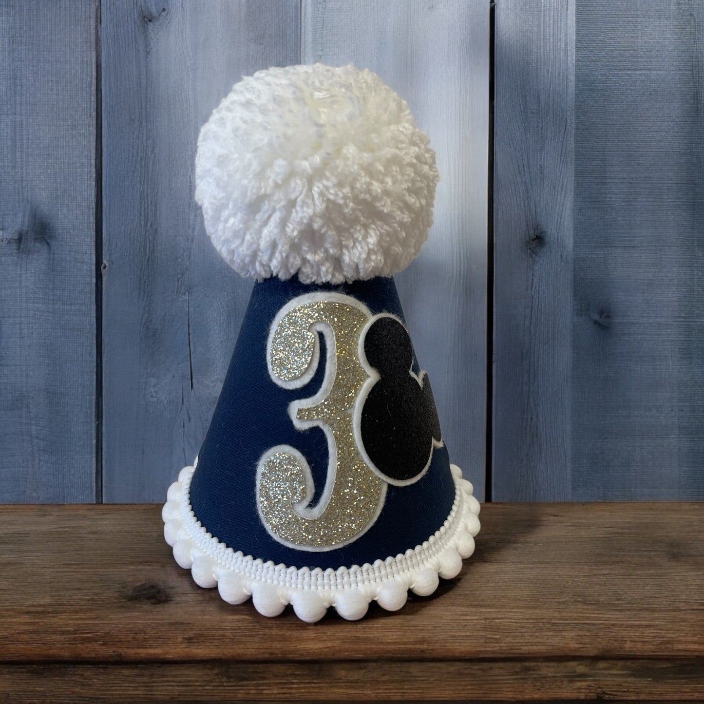 Patriotic Mickey Mouse Navy Blue Birthday Cake Smash Prop Party Outfit