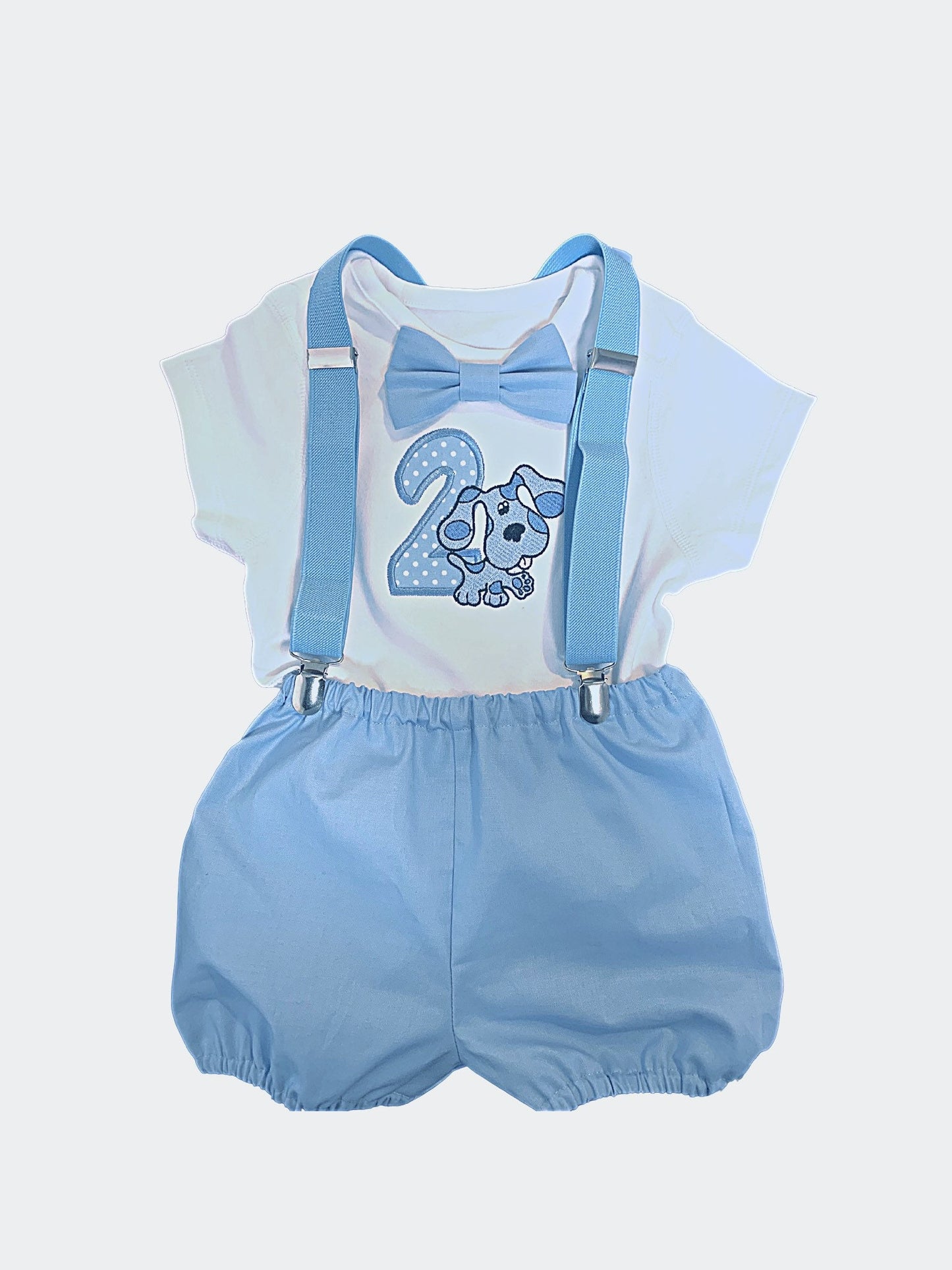 Blues Clues Baby Boy's Polka Dot Birthday Cake Smash Party Outfit